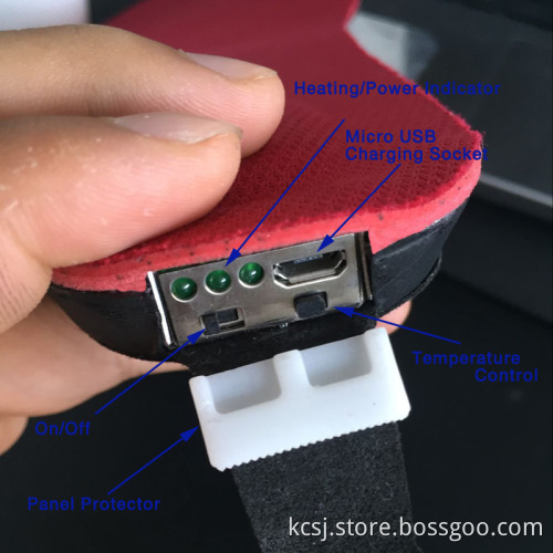 wireless bootheater rechageable heating shoe insoles